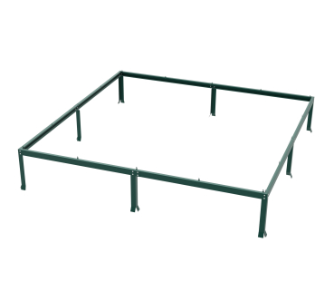 Vitavia Fundamentsrahmen für Modell 6700 LxBxH 254x254x6cm Stahlblech smaragd
