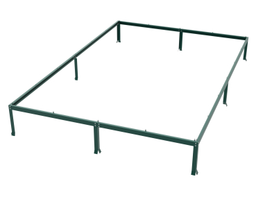 Vitavia Fundamentsrahmen für Modell 9900 LxBxH 379x254x6cm Stahlblech smaragd