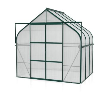 Vitavia Gewächshaus Diana 5000 4mm HKP BxTxH 264x195x255cm 5m² Alu smaragd