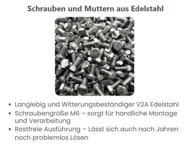 Vario Stahl Gewächshaus Hobby S 7 Nörpelglas 4mm BxL 197x650cm 12,8m² verzinkt