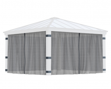 Palram-Canopia Moskitonetze Seitenteile für Pavillon Dallas 4.3x4.3