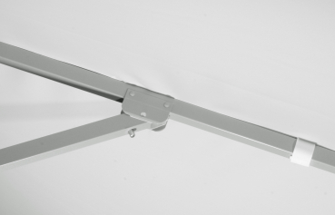 Schneider Gastro Marktschirm Jumbo 400cm Seilzug Stock 55mm wasserfest hellgrau