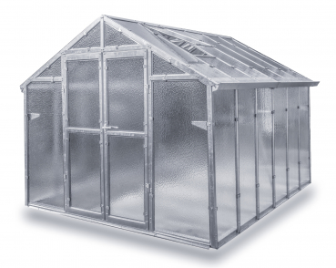 Vario Stahl Gewächshaus Junior 3  BxTxH 249x306x213cm 7,5m² verzinkt