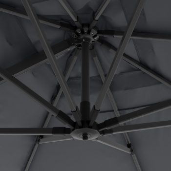 Doppler Multifunktionaler Pendelschirm LIFE 300x400 Side Anthrazit inkl.Ständer