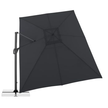 Doppler Multifunktionaler Pendelschirm LIFE 300x400 Side Anthrazit inkl.Ständer