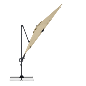 Doppler Multifunktionaler Pendelschirm LIFE 310cm Side Sand inkl.Ständer