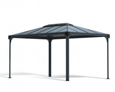 Palram-Canopia Alu Pavillon Martinique 4300 430x295cm 6mm Polycarbonat grau