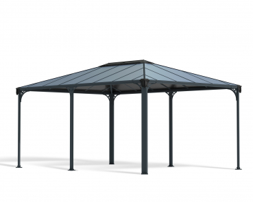 Palram-Canopia Alu Pavillon Martinique 5000 493x359cm 6mm Polycarbonat grau