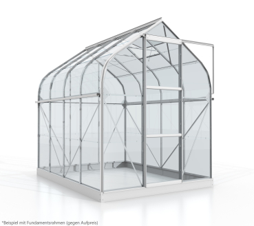 Vitavia Gewächshaus Orion 5000 ESG Glas BxTxH 202x257x231cm 5m² Alu eloxiert