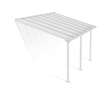 Palram-Canopia Terrassenüberdachung Olympia 3x4 weiß 295x425cm 16mm HKP