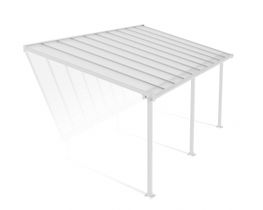 Palram-Canopia Terrassenüberdachung Olympia 3x6 weiß 295x619cm 16mm HKP