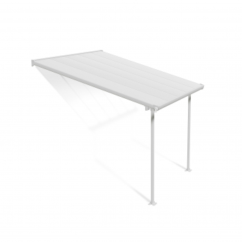 Palram-Canopia Terrassenüberdachung Feria 3x3 weiß TxB 295x305cm 8mm HKP