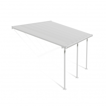 Palram-Canopia Terrassenüberdachung Feria 3x4 weiß TxB 295x425cm 8mm HKP