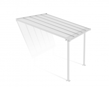 Palram-Canopia Terrassenüberdachung Olympia 3x3 weiß 295x307cm 16mm HKP