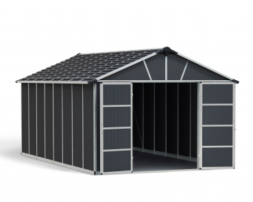 Palram-Canopia Gerätehaus YUKON 11x17.2 BxTxH 332x519x252cm + Boden WPC