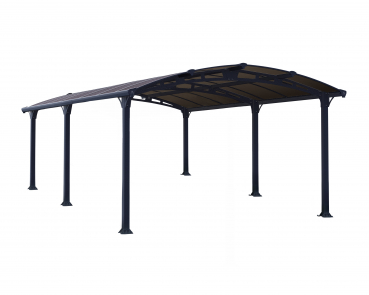 Palram-Canopia Alu Carport Arcadia 5000 grau Polycarbonat BxT 359x507cm