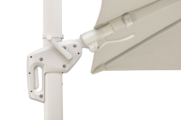 Schneider SET Ampelschirm Rhodos Twist Comfy 300x300cm Natur + Ständer + Hülle