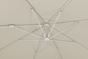 Schneider SET Ampelschirm Rhodos Twist Comfy 300x300cm Natur + Ständer + Hülle