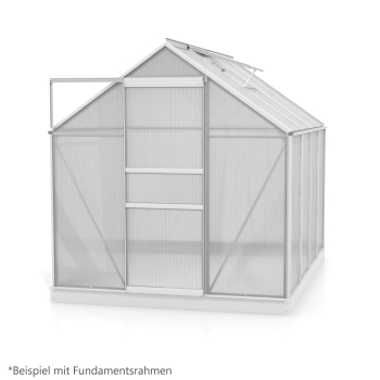 Vitavia Gewächshaus Venus 5000 BxTxH 195x257x197cm 5m² 4mm HKP Alu eloxiert