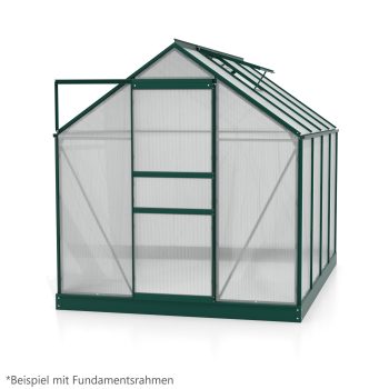 Vitavia Gewächshaus Venus 5000 BxTxH 195x257x197cm 5m² 4mm HKP Alu smaragd