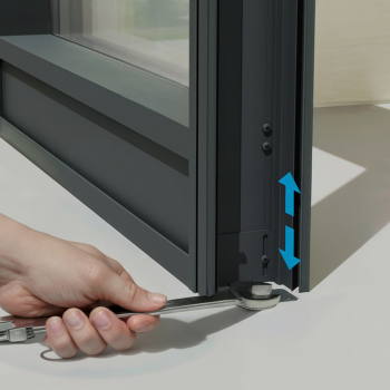 Palram-Canopia Tür Vordach Sophia 1600 (95x160cm) + 1 Seitenwand, Paneel Opal/Klar