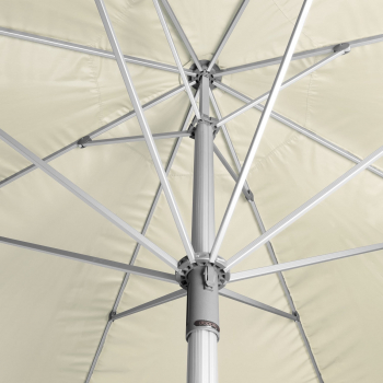 Doppler Marktschirm Telestar 400x400cm Teleskop mit Windventil Gastro Terracotta