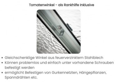 Vario Stahl Gewächshaus Landhaus 3 Nörpelglas 4mm BxL:303x303cm 9m² Anthrazit