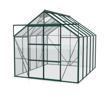 Vitavia Hohes Gewächshaus Uranus 8300 BxTxH 257x321x248cm ESG Glas Alu smaragd