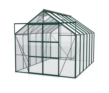 Vitavia Gewächshaus Uranus 9900 BxTxH 257x383x248cm ESG Glas 9,9m² Alu smaragd