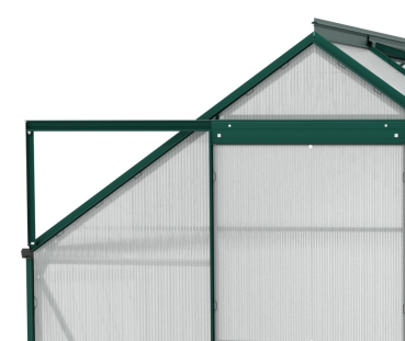 Vitavia Gewächshaus Venus 5000 BxTxH 195x257x197cm 5m² 4mm HKP Alu smaragd