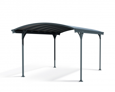 Palram-Canopia Carport VITORIA 5000 (291x501cm) Alu grau Polycarbonat grau
