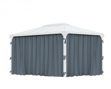 Palram-Canopia Vorhänge Set für Pavillon Martinique 4300 / 3x4 / 10x14