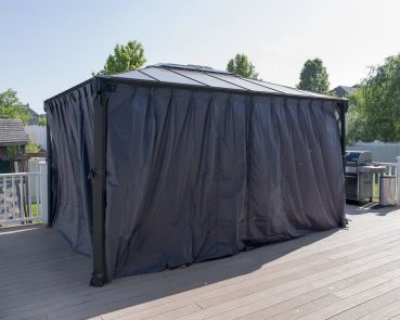 Palram-Canopia Vorhänge Set für Pavillon Martinique 4300 / 3x4 / 10x14