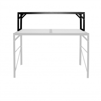 Vitavia Alu-Tischaufsatz 121x28x39cm schwarz (ohne Tisch)