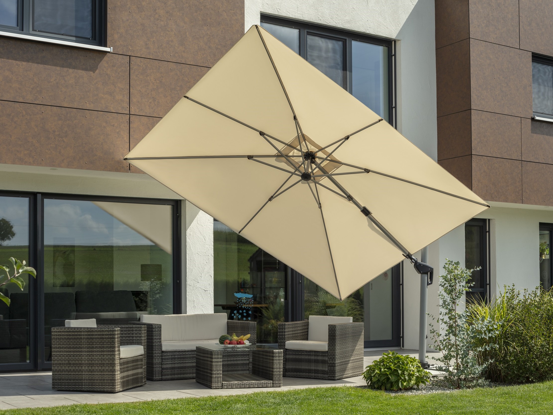 2023 Universal Bodenplatte für Sonnenschirme zum einbetonieren Schneider  Schirme 