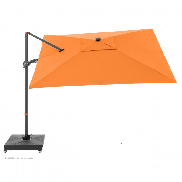 Doppler myZone Pendelschirm AX ca. 300x220cm LED D. 816 orange K-FSC