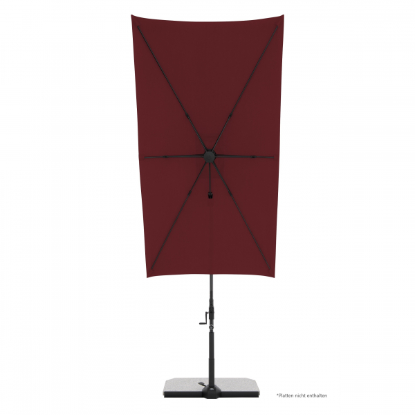 Doppler ACTIVE Pendel Green Edition City Rechteckiger Balkonschirm 240x135cm bordeaux