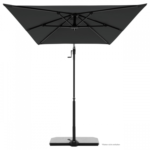 Doppler ACTIVE Pendel Green Edition City Rechteckiger Balkonschirm 240x135cm anthrazit