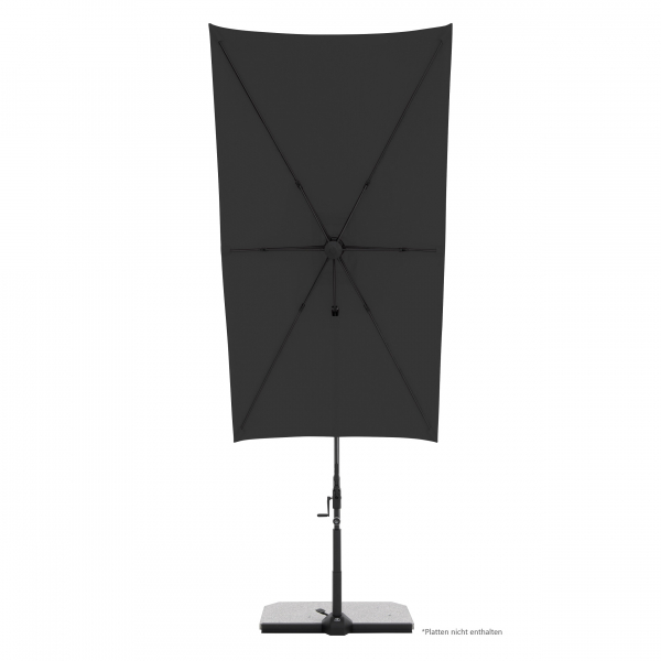 Doppler ACTIVE Pendel Green Edition City Rechteckiger Balkonschirm 240x135cm anthrazit