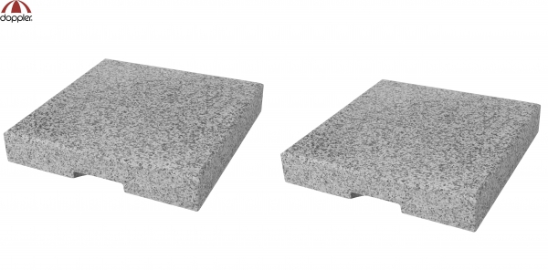Eco Beschwer Granitplatten, 2-er Set, á 55kg = 110kg