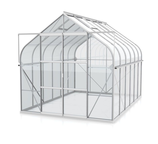 Vitavia Gewächshaus Diana 9900 ESG Glas BxTxH 264x383x255cm 9,9m² Alu eloxiert