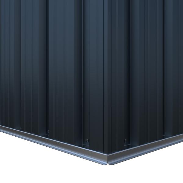 Preisgünstiges Metall Gerätehaus Basic 2,5㎡ L131xB194xH184cm Satteldach von Elmar Jung