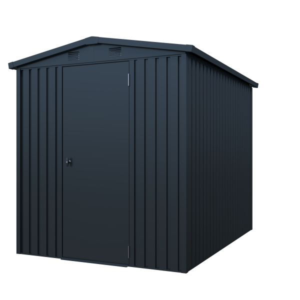 Premium Gerätehaus Basic Plus 4,4㎡ L239xB185xH197cm Satteldach abschließbar von Elmar Jung