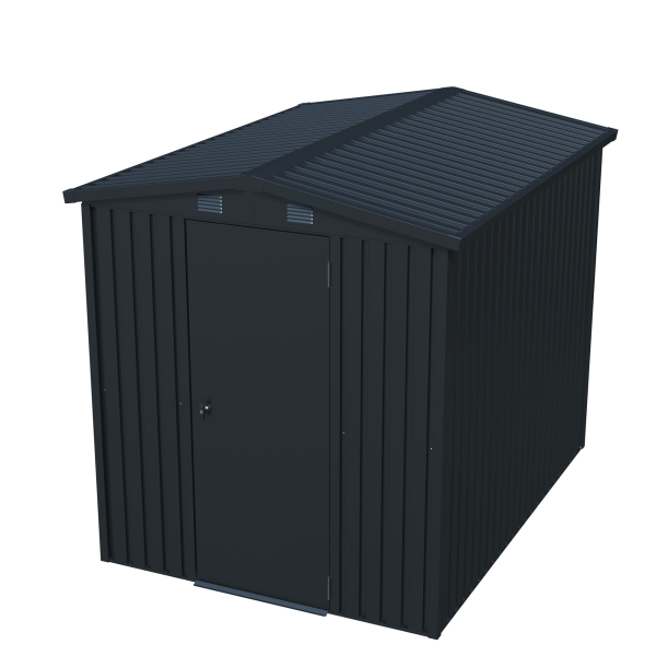 Premium Gerätehaus Basic Plus 4,4㎡ L239xB185xH197cm Satteldach abschließbar von Elmar Jung