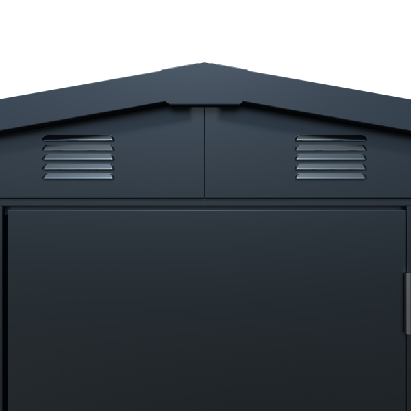 Premium Gerätehaus Basic Plus 4,4㎡ L239xB185xH197cm Satteldach abschließbar von Elmar Jung