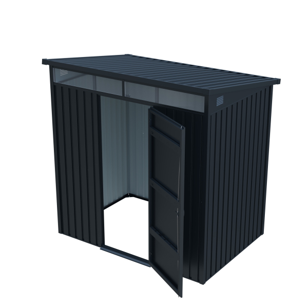 Premium Gerätehaus Skylight Plus 3㎡ L147xB197xH201cm Pultdach abschließbar von Elmar Jung