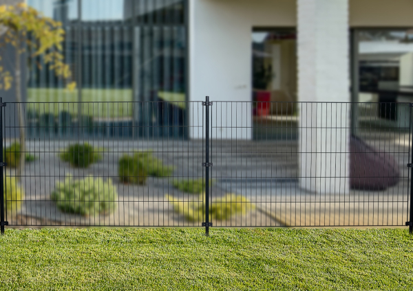 Elmar Jung SET Classic Einstabmattenzaun + Rundpfosten Ø 34mm anthrazit