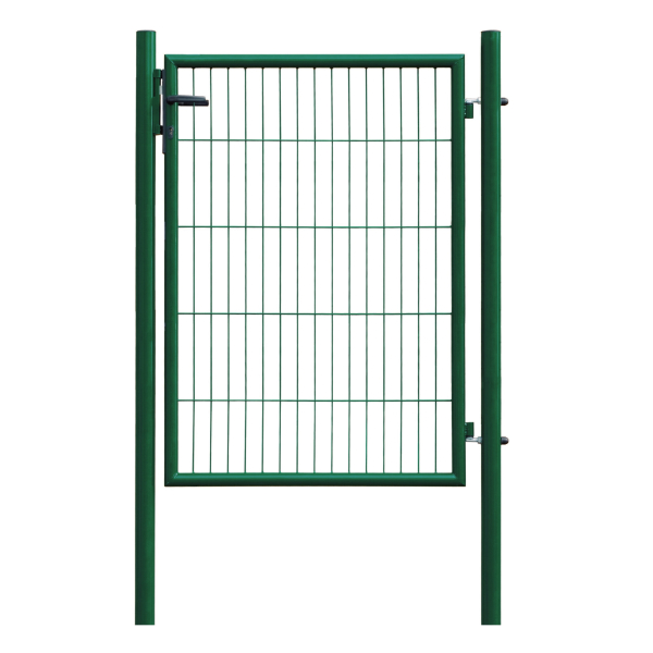 Elmar Jung Einzeltor Standard Höhe 125cm rund Pfosten moosgrün