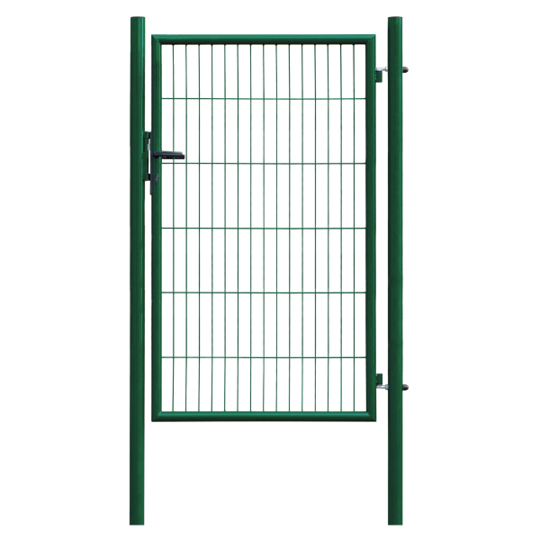 Elmar Jung Einzeltor Standard Höhe 150cm rund Pfosten moosgrün