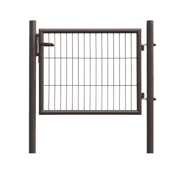 Elmar Jung Einzeltor Standard Höhe 75cm rund Pfosten anthrazit